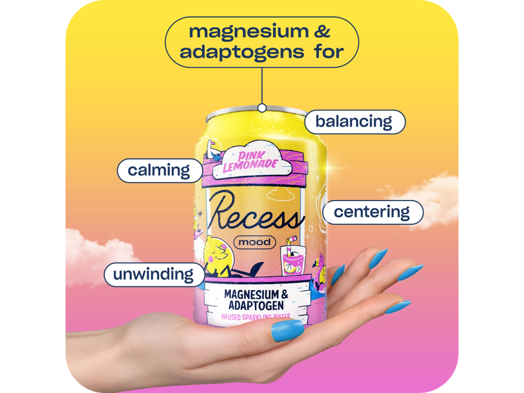 Recess Mood Magnesium + Adaptogen Sparkling Water