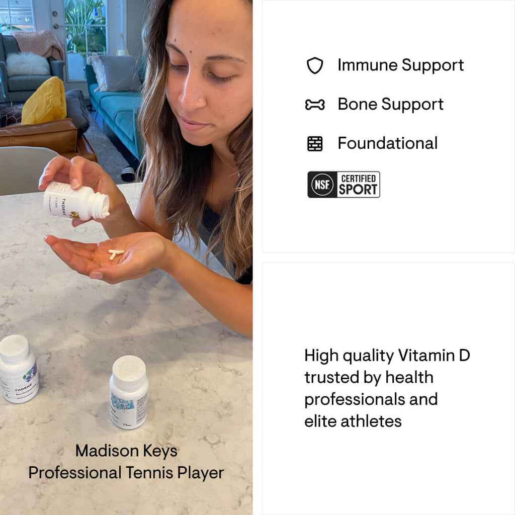 Thorne Vitamin D-5,000 - NSF Certified for Sport