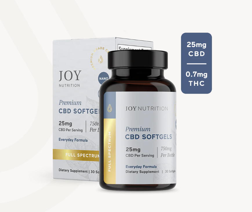 Joy Organics Full Spectrum CBD Softgels