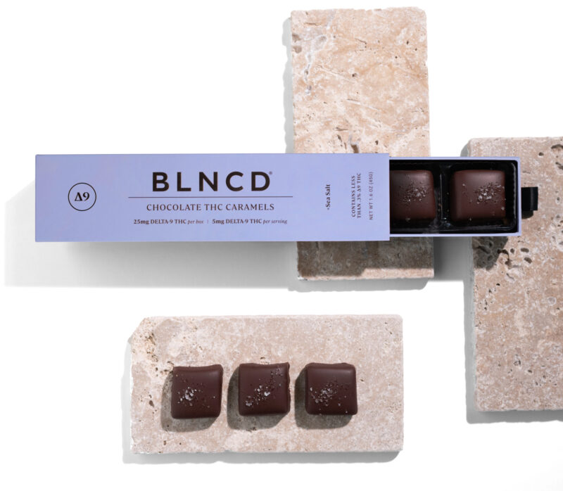 BLNCD Chocolate 5mg THC-Infused Caramels (5-pack)