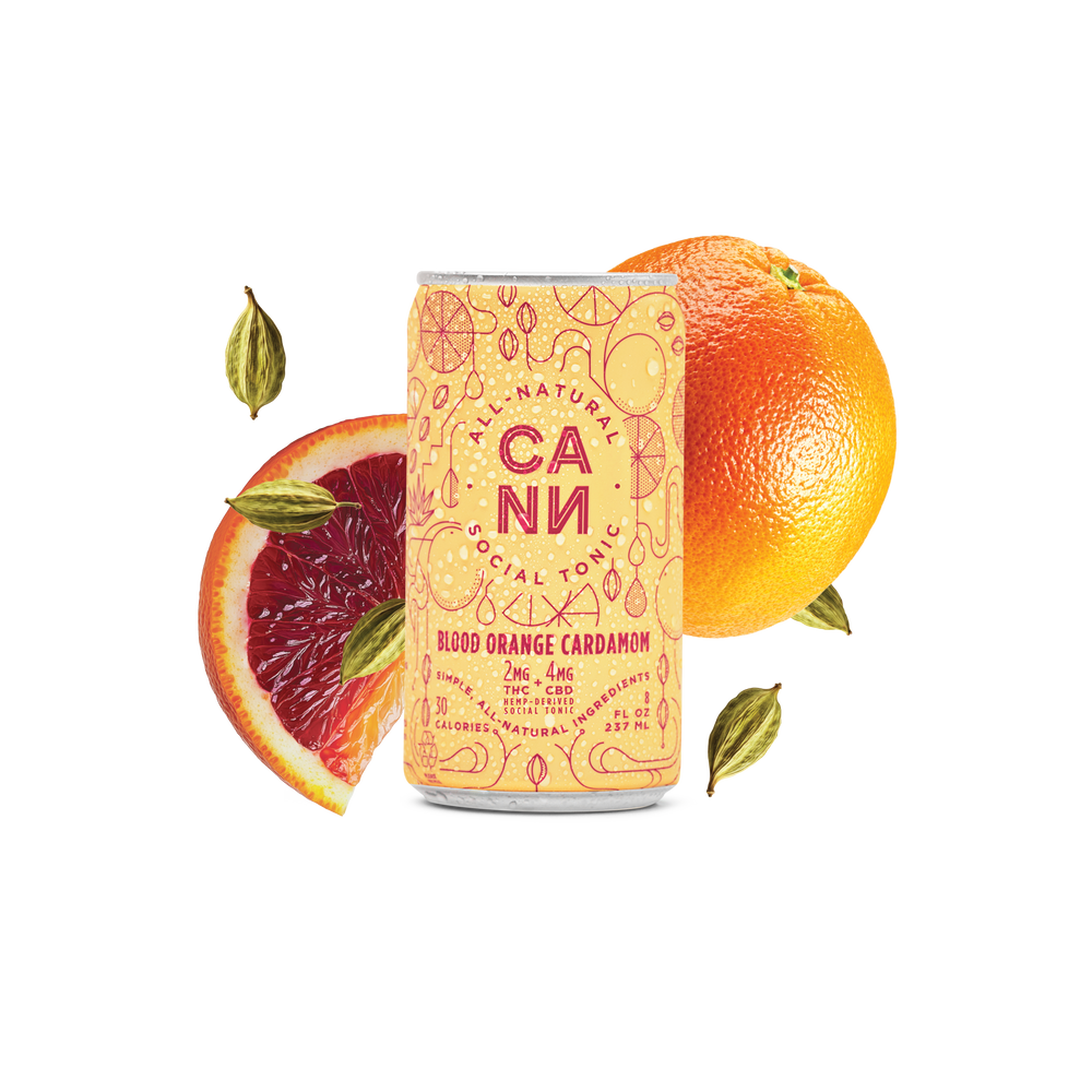CANN Cannabis-Infused Social Tonic 2mg THC/4mg CBD (4-pack)