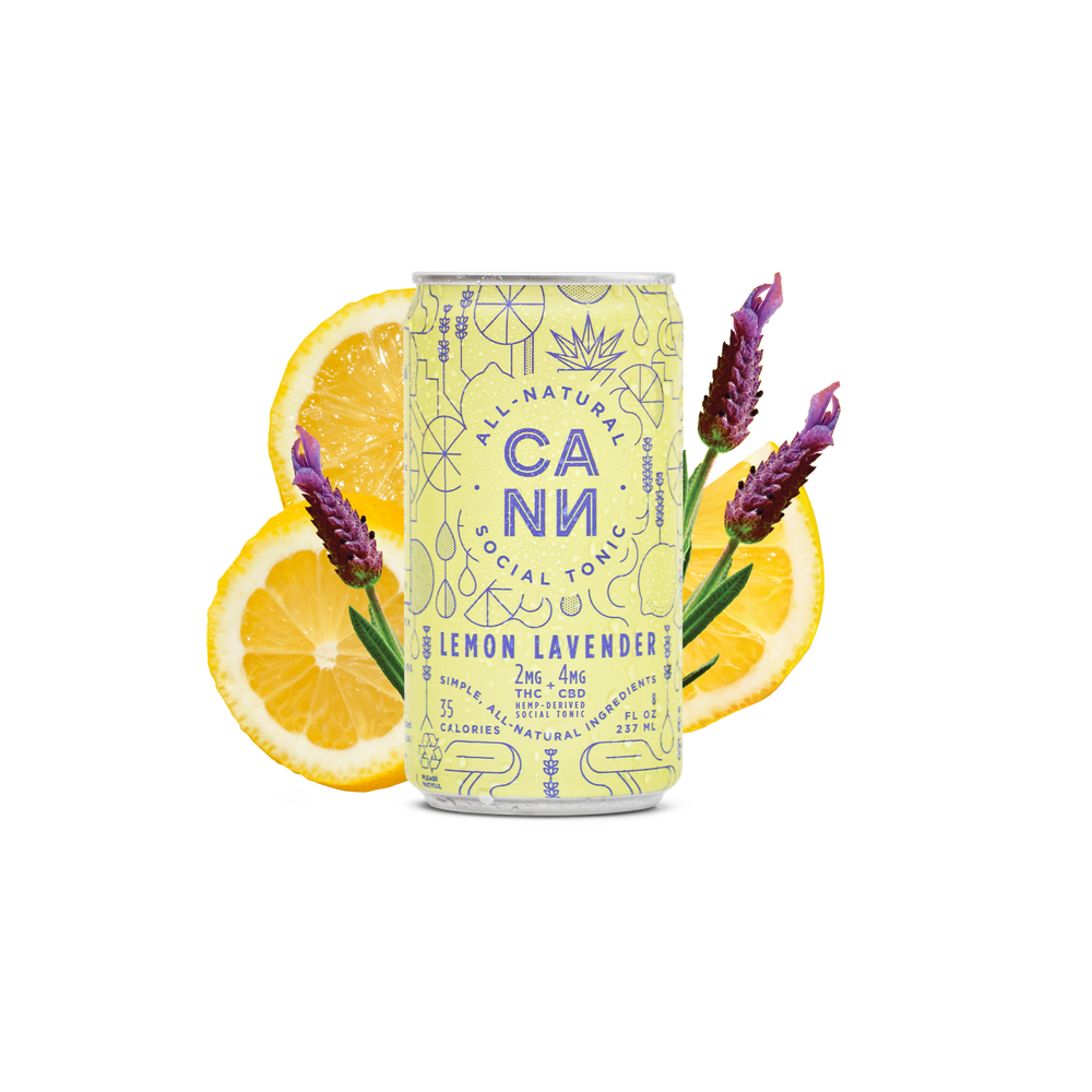 CANN Cannabis-Infused Social Tonic 2mg THC/4mg CBD (4-pack)