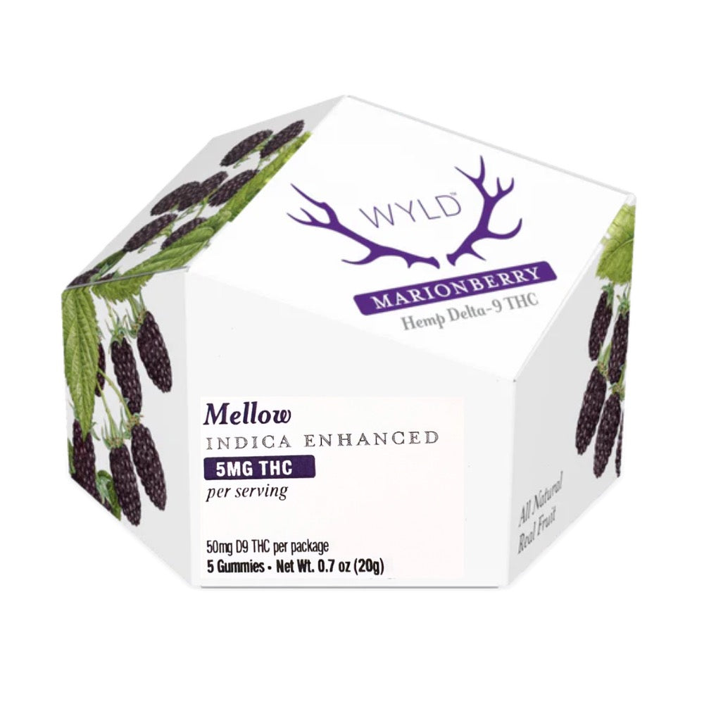 WYLD Marionberry Indica THC Gummies | Hemp THC