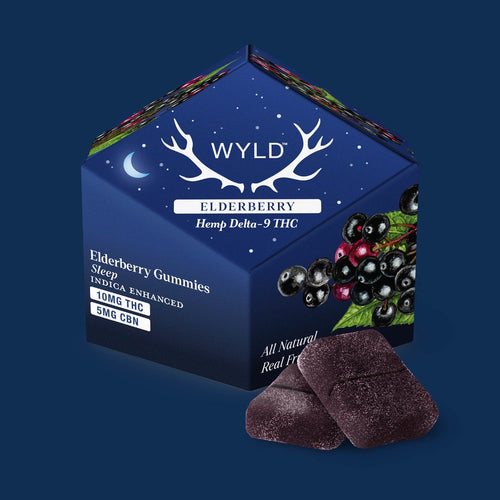 WYLD Elderberry 2:1 THC:CBN Gummies | Sleep