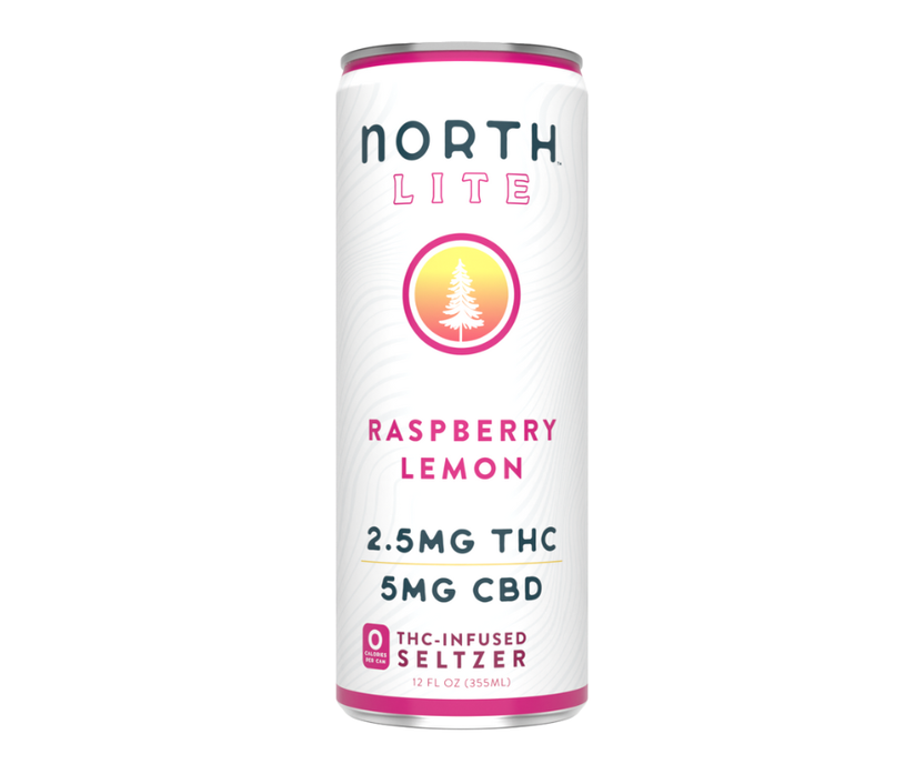 NORTH Lite THC Sparkling Water 2.5mgTHC/5mg CBD
