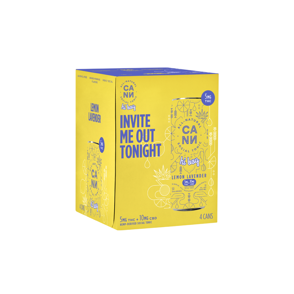 CANN Hi Boy Cannabis-Infused Social Tonic 5mg THC/10mg CBD