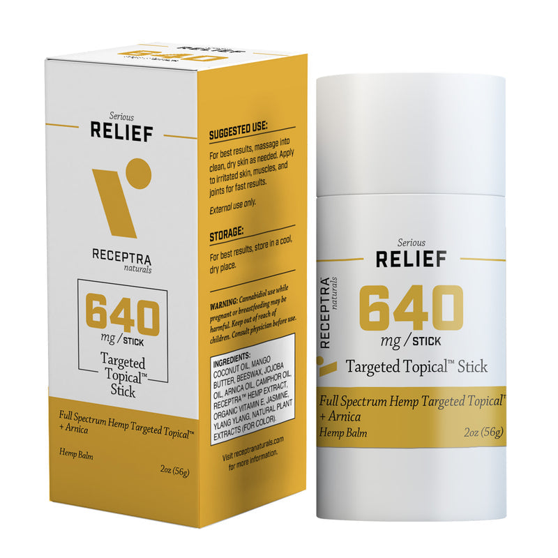 Receptra Naturals Serious Relief Stick + Arnica (2 oz)