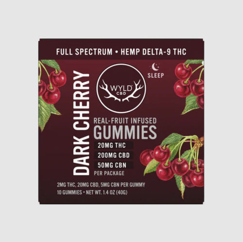 WYLD Dark Cherry THC:CBD:CBN | Rest | Low Dose THC