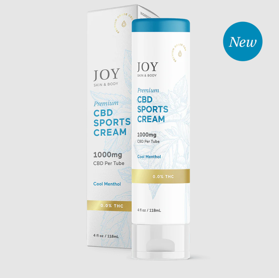 Joy Organics CBD Sports Cream 1000mg/4oz