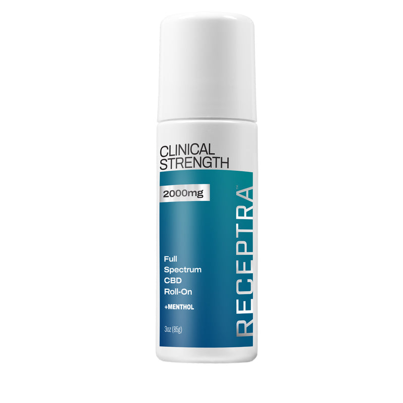 Receptra 2000mg Full Spectrum CBD + Menthol Clinical Strength Roll-On