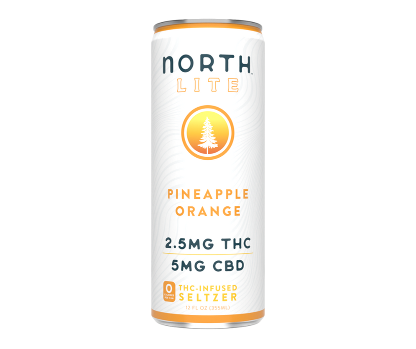 NORTH Lite THC Sparkling Water 2.5mgTHC/5mg CBD