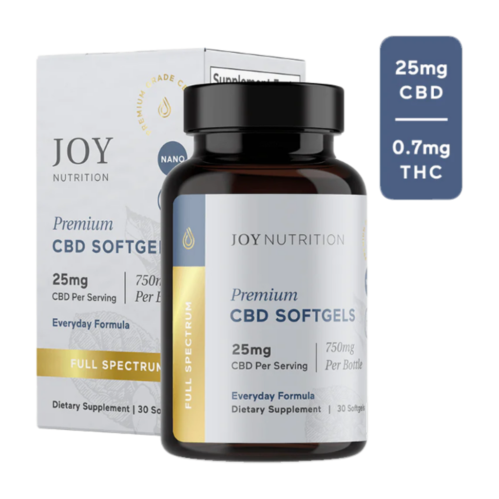 Joy Organics Full Spectrum CBD Softgels