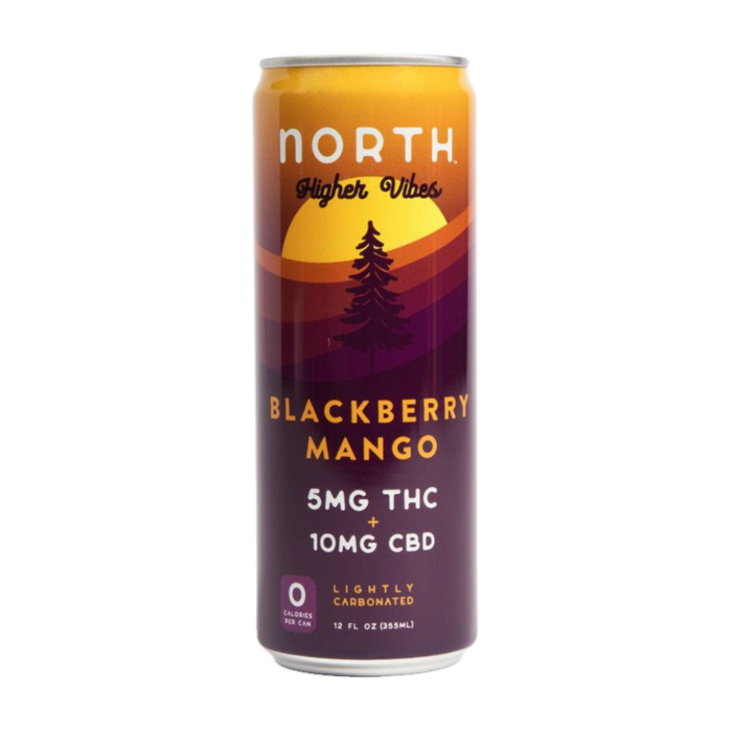 NORTH Higher Vibes THC Sparkling Water 5mgTHC/10mg CBD
