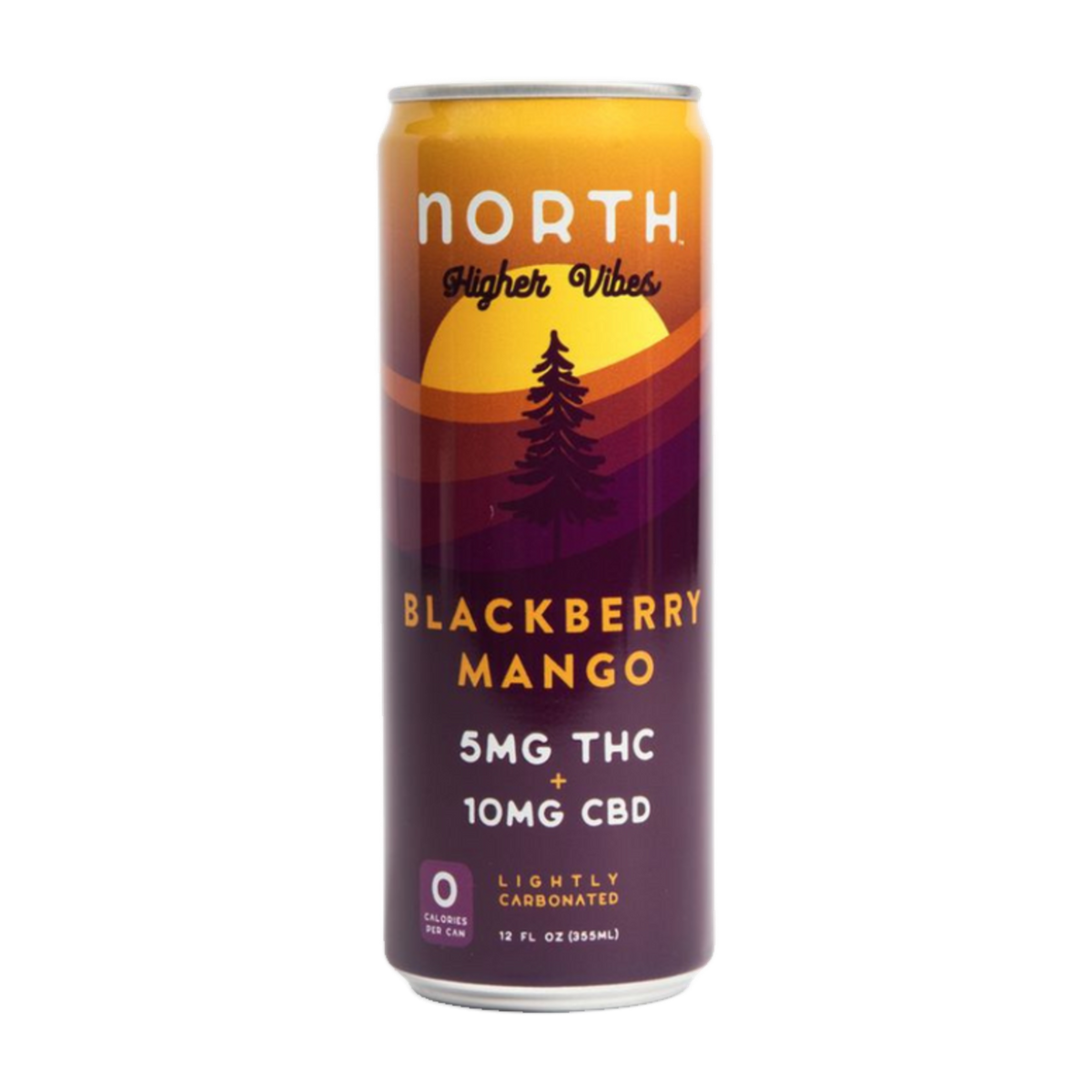 NORTH Higher Vibes THC Sparkling Water 5mgTHC/10mg CBD