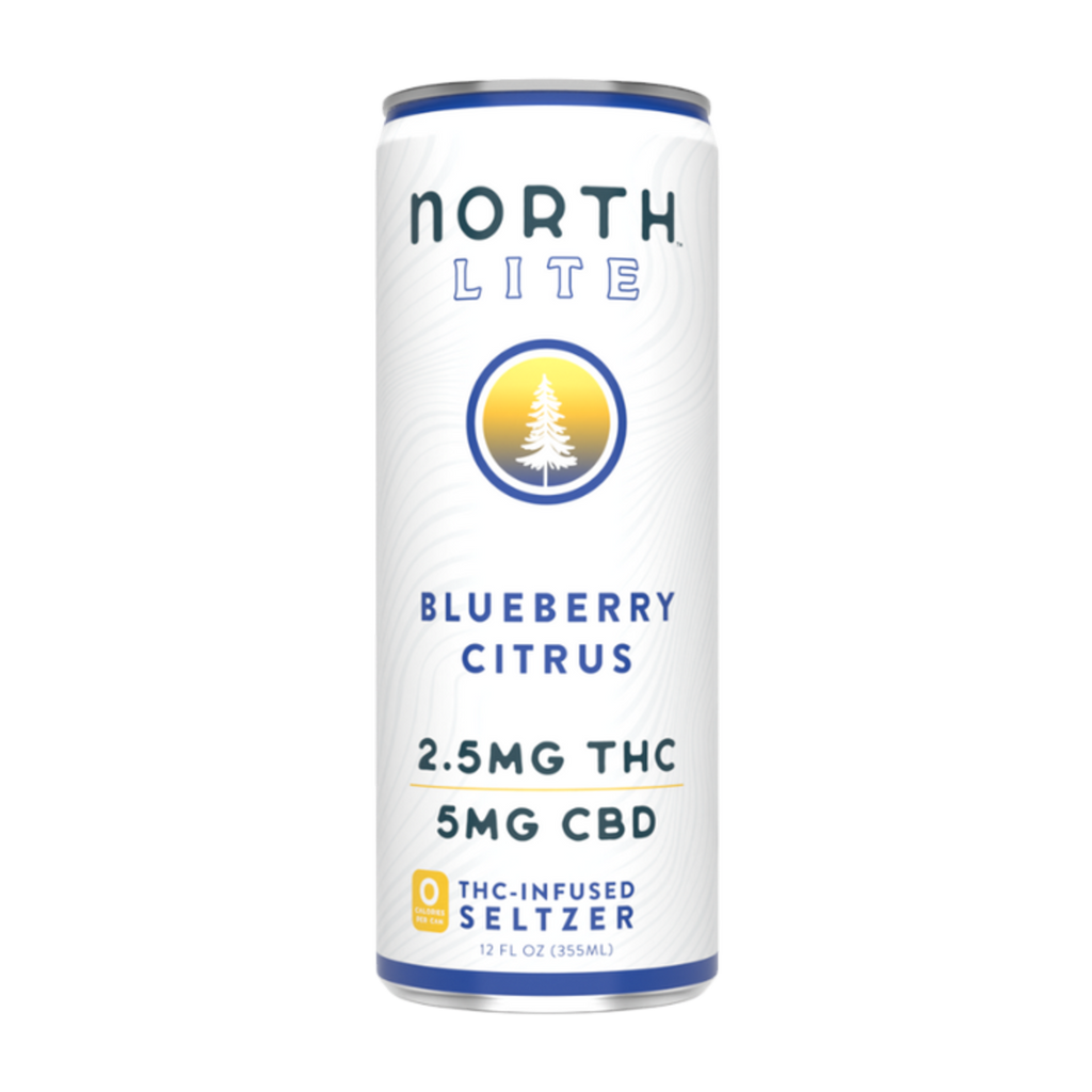 NORTH Lite THC Sparkling Water 2.5mgTHC/5mg CBD