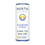 NORTH Lite THC Sparkling Water 2.5mgTHC/5mg CBD