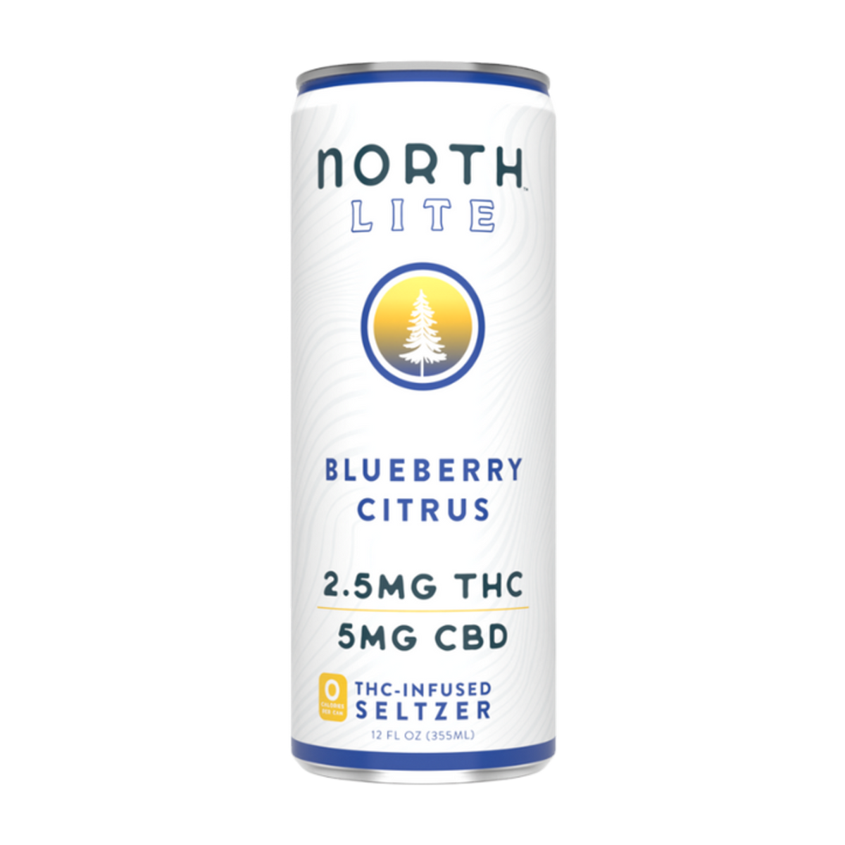 NORTH Lite THC Sparkling Water 2.5mgTHC/5mg CBD