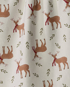 Geometry - Winter Reindeer Luxe Kitchen Towel - Holiday 2026