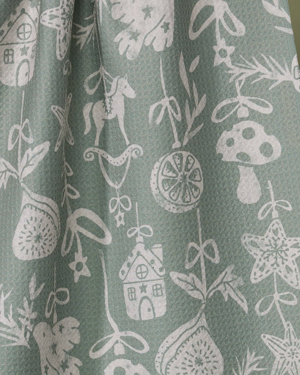 Geometry - Cozy Ornaments Tea Towel