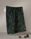 Geometry - Evergreen Pine Tea Towel