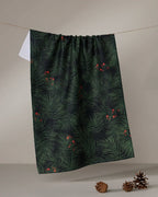 Geometry - Evergreen Pine Tea Towel