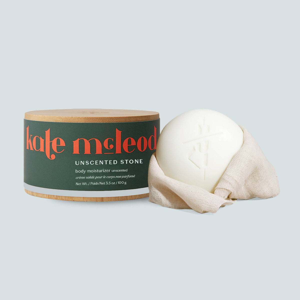 Kate McLeod - Unscented Stone | Deep Moisturizing Lotion Bar: Mini (1 oz)