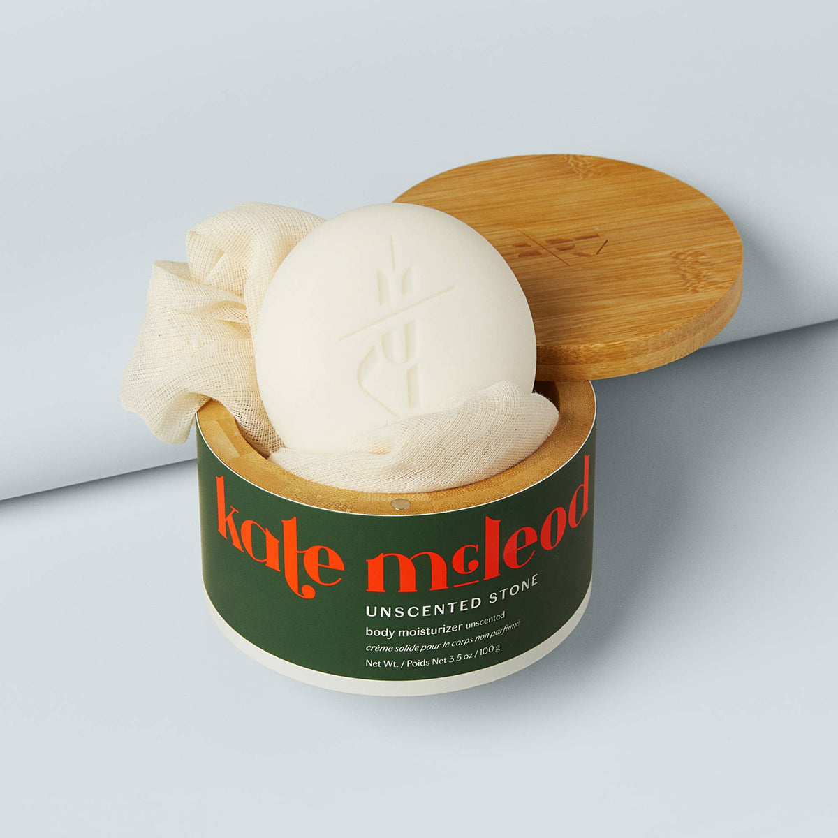 Kate McLeod - Unscented Stone | Deep Moisturizing Lotion Bar: Mini (1 oz)