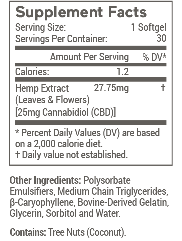 Joy Organics CBD Oil Softgels