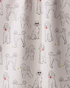 Geometry - Poodle Party Tea Towel: Storm