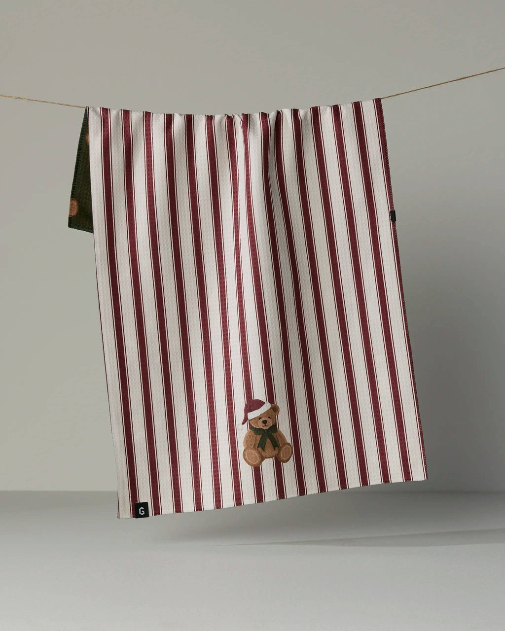 Geometry - Christmas Bear Luxe Kitchen Towel - Holiday 2026