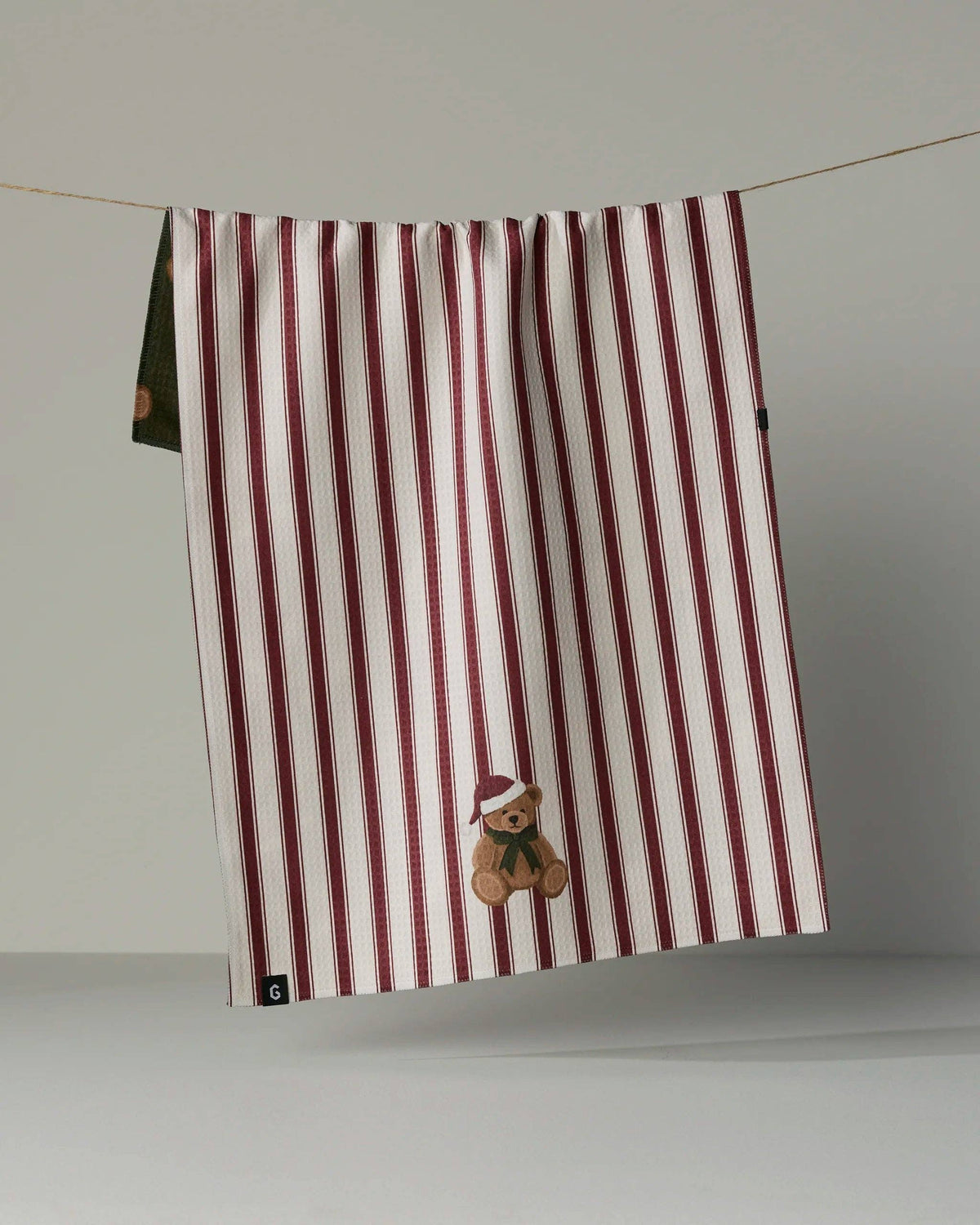 Geometry - Christmas Bear Luxe Kitchen Towel - Holiday 2026