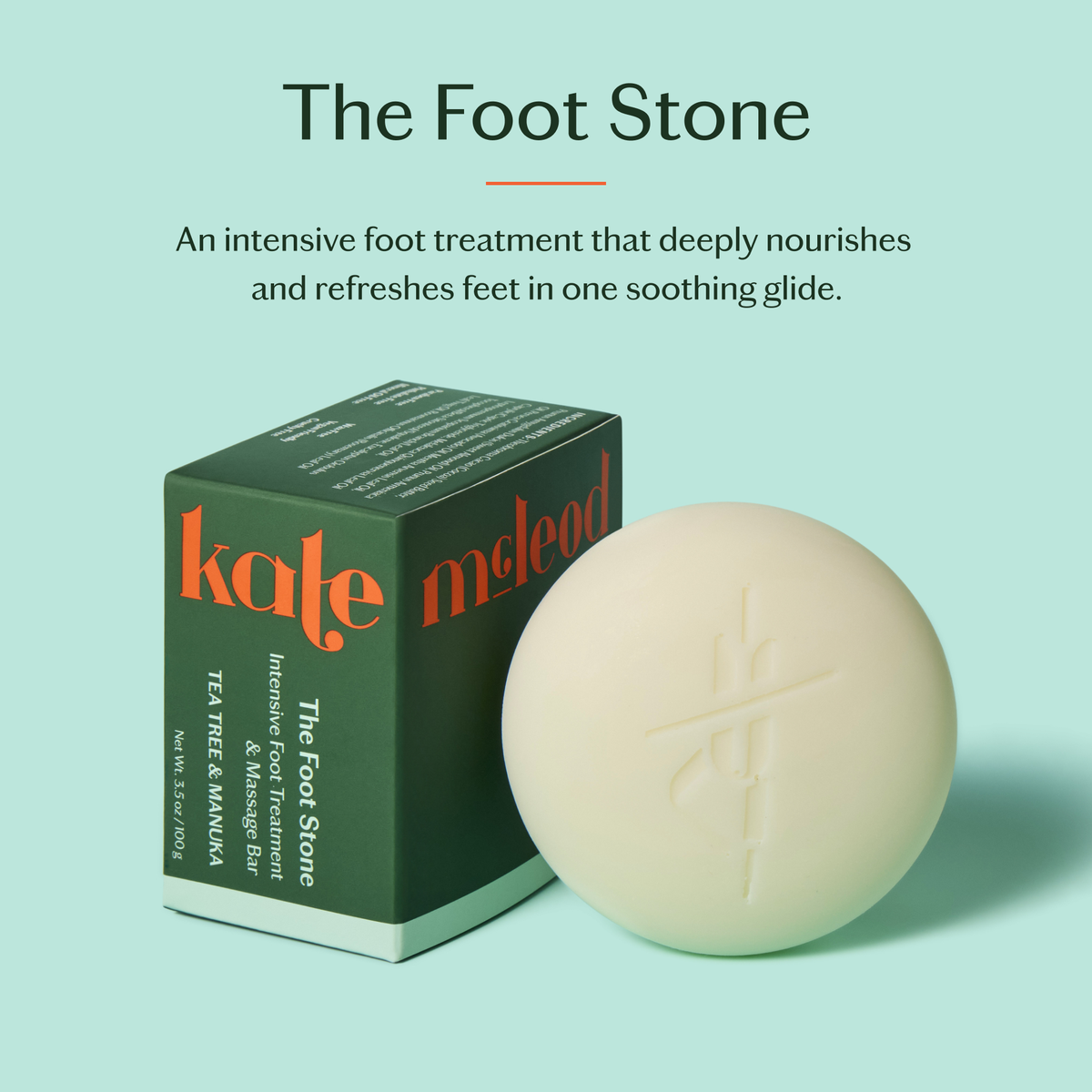 Kate McLeod - The Foot Stone | Solid Foot Moisturizer