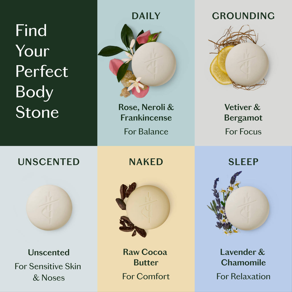 Kate McLeod - Sleep Stone | Deep Moisturizing Lotion Bar: Starter Kit (3.5 oz)