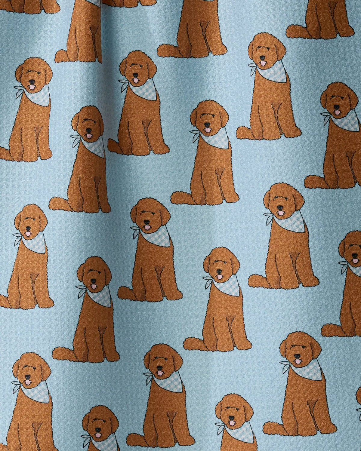 Geometry - Doodle Days Tea Towel: Vanilla