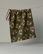 Geometry - Christmas Bear Luxe Kitchen Towel - Holiday 2026