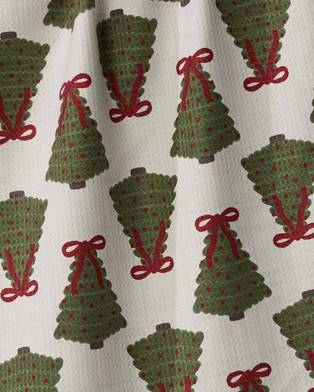 Geometry - Ribbon Pines Luxe Kitchen Towel - Holiday 2026