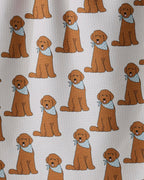 Geometry - Doodle Days Tea Towel: Vanilla