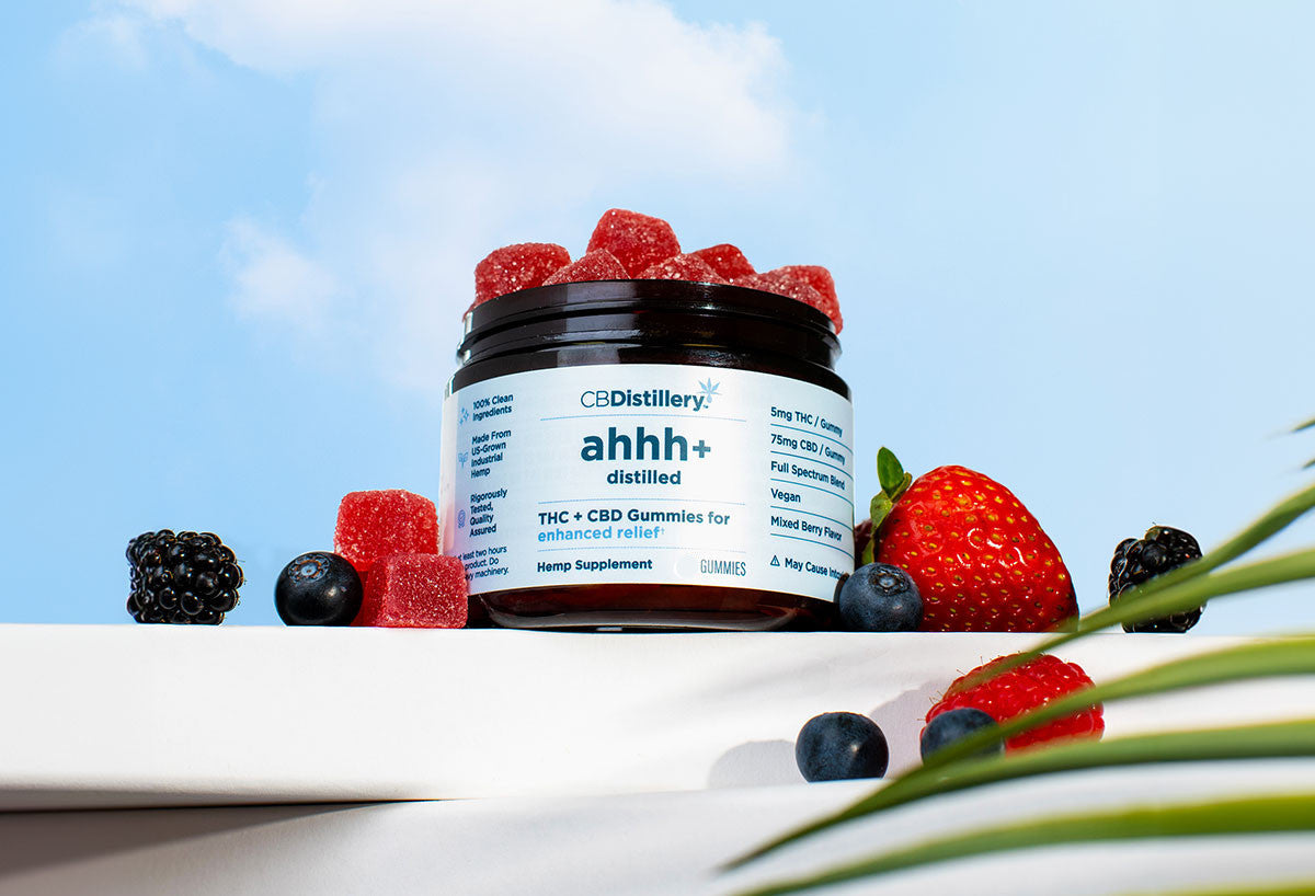 CBDistillery ahhh+ THC & CBD Gummies – 5mg THC + 75mg CBD
