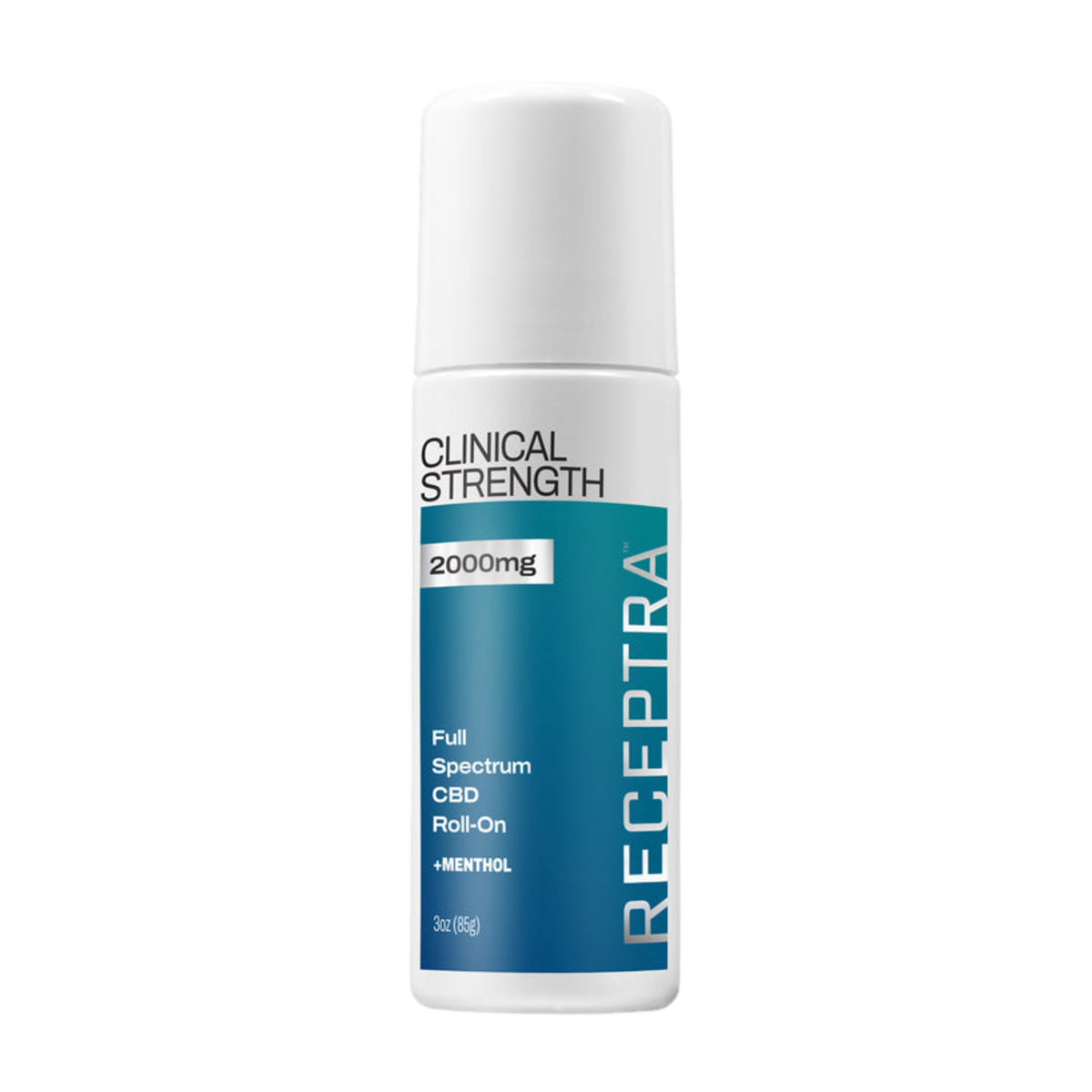 Receptra 2000mg Full Spectrum CBD + Menthol Clinical Strength Roll-On