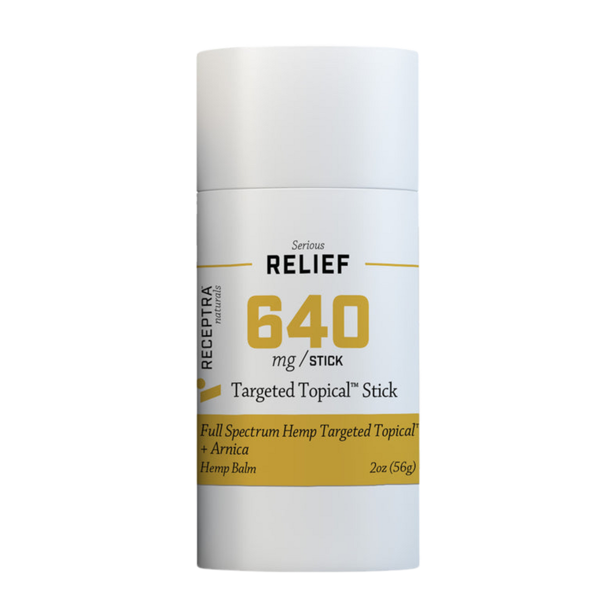 Receptra Naturals Serious Relief Stick + Arnica (2 oz)