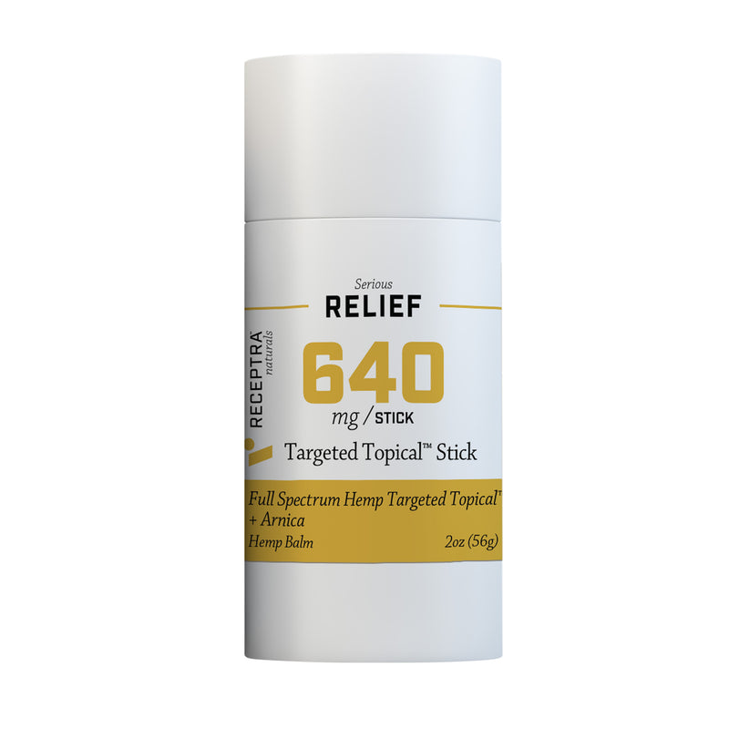 Receptra Naturals Serious Relief Stick + Arnica (2 oz)