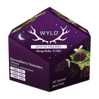 WYLD Boysenberry Indica 1:1:1 THC:CBD:CBN Gummies | Hemp THC