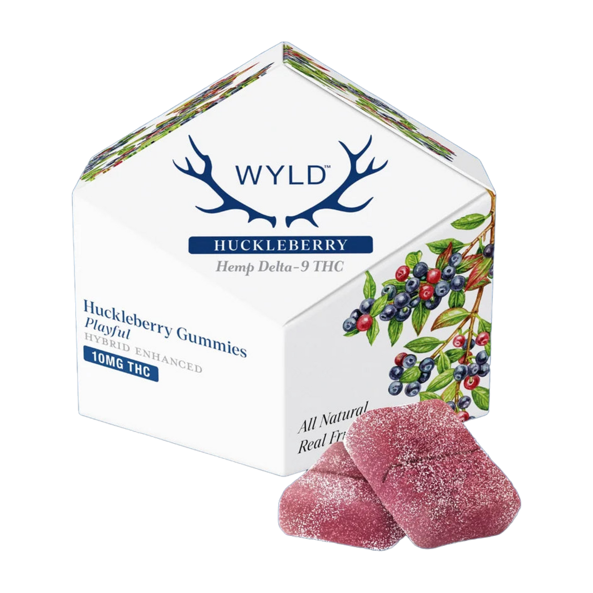 WYLD Huckleberry Hybrid THC Gummies | Hemp THC