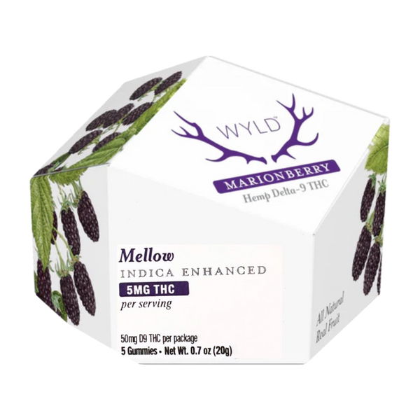 WYLD Marionberry Indica THC Gummies | Hemp THC