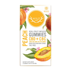 WYLD Peach 10mg CBC + 20mg CBD Gummies