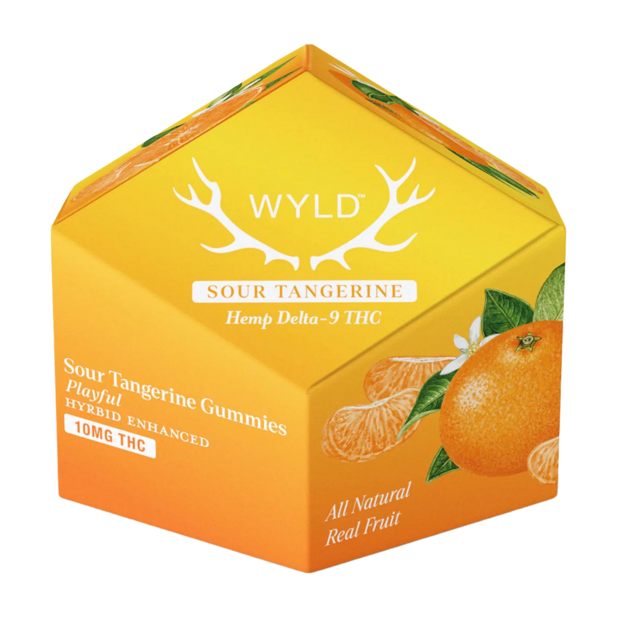 WYLD Sour Tangerine Hybrid THC Gummies | Hemp THC