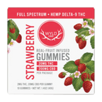 WYLD Strawberry 10:1 CBD:THC Gummies | Low Dose THC